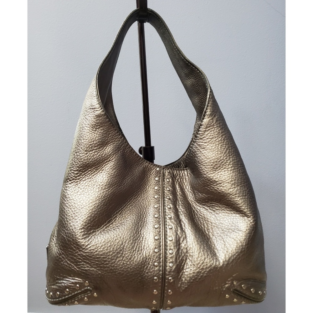 Michael Kors pewter shoulder bag